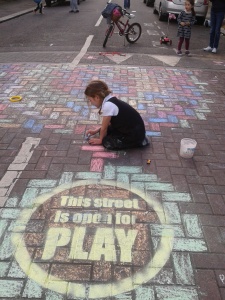 Play Street - This street is open for play